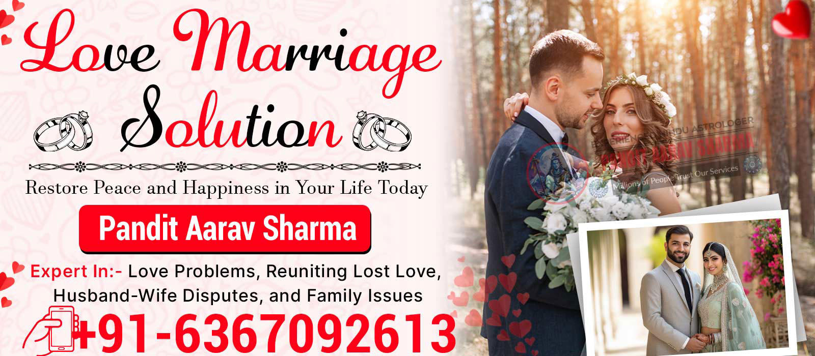 Astrologer Aarav Sharma Ji +91-6367092613